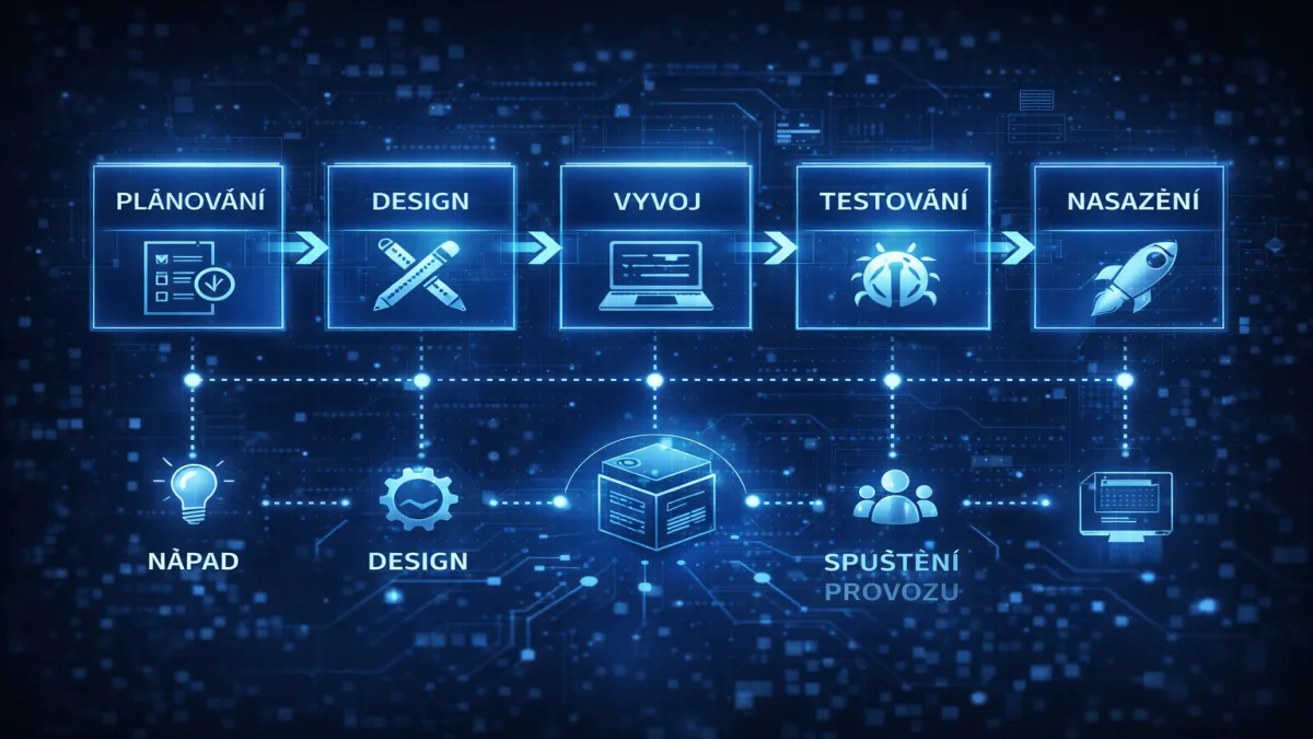 Jak probíhá vývoj software na míru krok za krokem